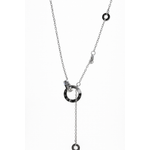 Elegant Silver Roman Ring Pendant Necklace