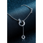 Elegant Silver Roman Ring Pendant Necklace