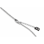 Elegant Silver Roman Ring Pendant Necklace