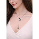 Elegant Silver Roman Ring Pendant Necklace