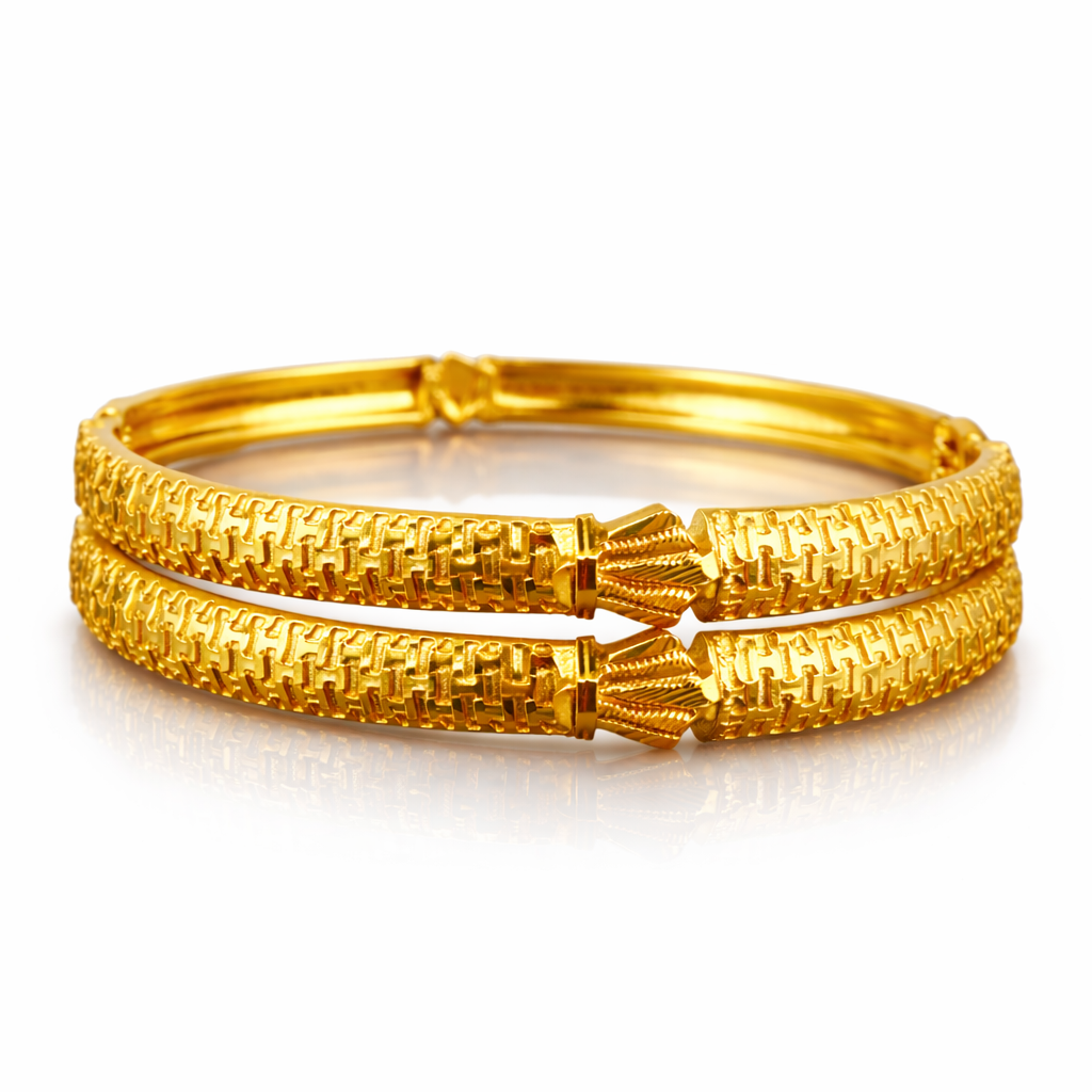 NXGOLD Designer Kada for Women Set of 2