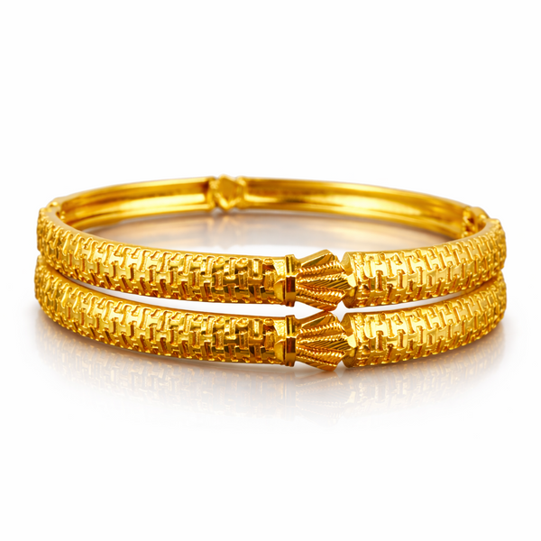 NXGOLD Designer Kada for Women Set of 2