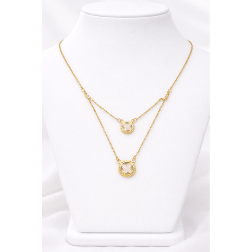 Double Layer Gold Necklace for Women