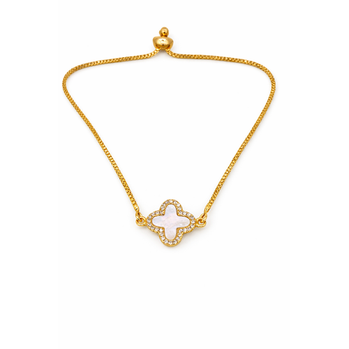 NXGOLD Plated Clover Bracelet for Women