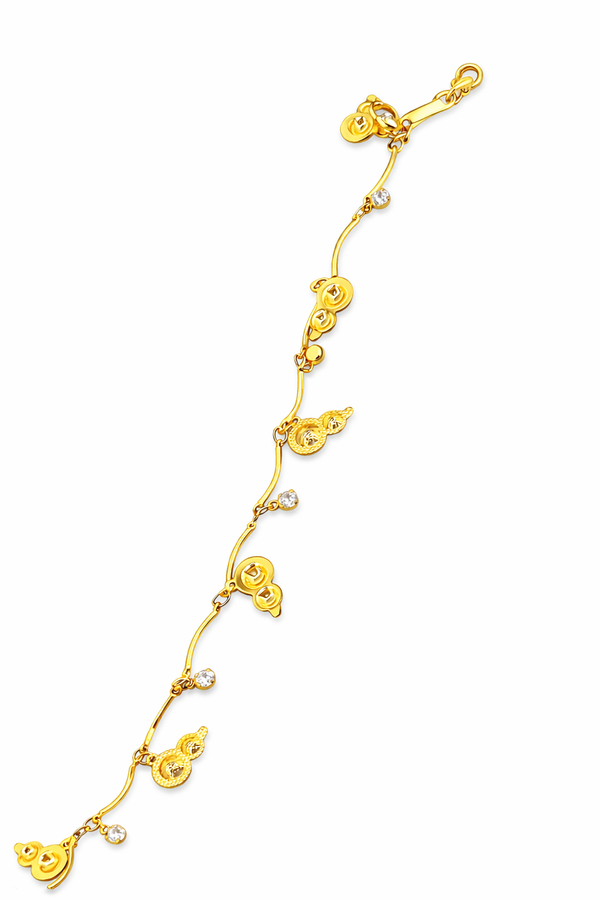 NXGOLD Gold Plated Designer Bracelet for Women