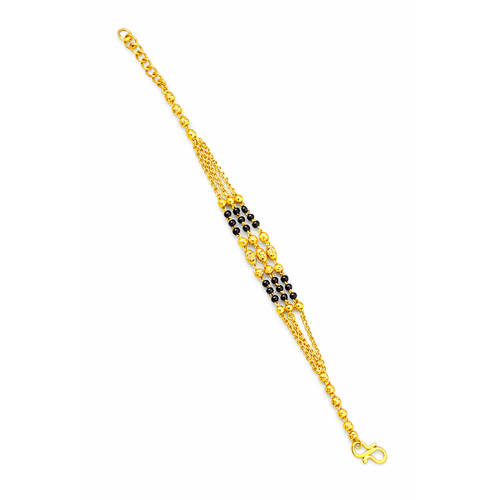 NXGOLD Gold Plated Mangalsutra Bracelet for Women