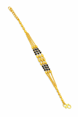NXGOLD Gold Plated Mangalsutra Bracelet for Women