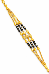 NXGOLD Gold Plated Mangalsutra Bracelet for Women