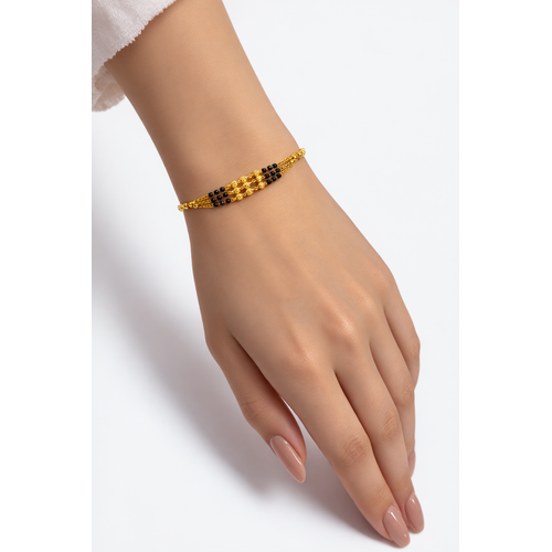 NXGOLD Gold Plated Mangalsutra Bracelet for Women