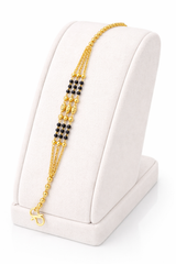 NXGOLD Gold Plated Mangalsutra Bracelet for Women
