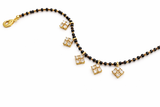 NXGOLD Plated Mangalsutra Charm Bracelet for Women