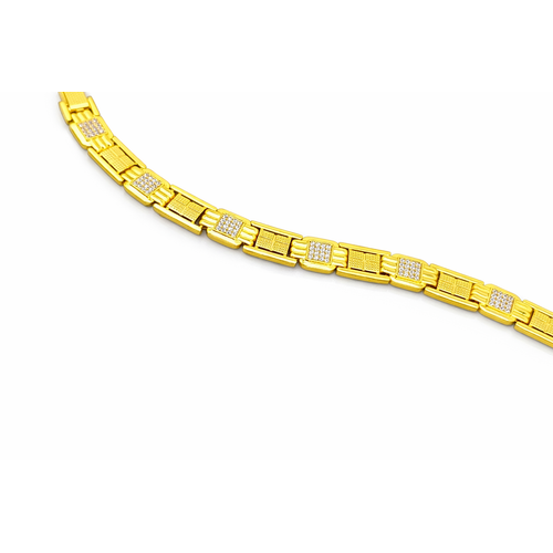 NXGOLD Chain Bracelet with Stone For Men