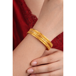NXGOLD Gold Plated Designer Bangles for Women