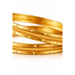 NXGOLD Gold Plated Designer Bangles for Women