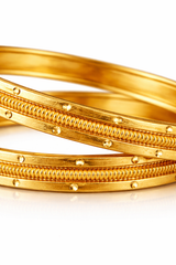 NXGOLD Gold Plated Designer Bangles for Women