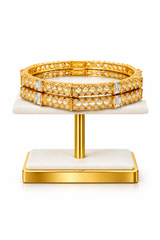 NXGOLD Stone Bangles for Women