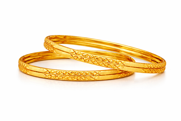 GoldNX Designer Bangles for Women Set of 4