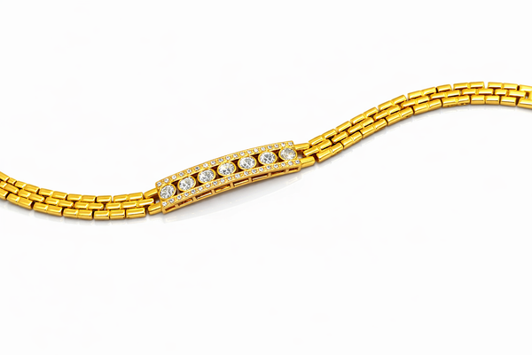 NXGOLD Plated Stone Bracelet for Women