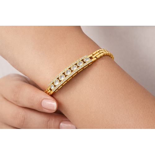NXGOLD Plated Stone Bracelet for Women