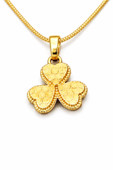 NXGOLD Clover Pendant Necklace Set for Women
