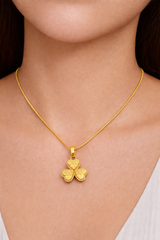 NXGOLD Clover Pendant Necklace Set for Women