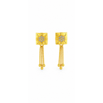 NXGOLD Regal Chain Tassel Crystal Earrings