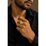 Royal Dynasty Triangle Signet Ring For Men