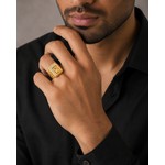 Imperial Crownstone Gold Men's Ring