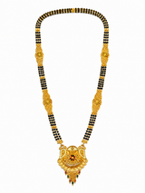 Premium Traditional Mangalsutra Necklace with Elegant Swan Design
