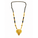 Royal Heritage Mangalsutra Necklace with Intricate Ornamental Pendant Design for Women