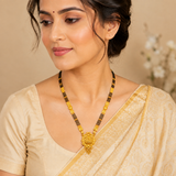 Traditional Multi-Layer Black Bead Mangalsutra for Women