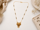 Traditional Mangalsutra Necklace with Black Bead Chain