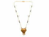 Traditional Mangalsutra Necklace with Black Bead Chain