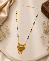Traditional Mangalsutra Necklace with Black Bead Chain
