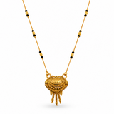 Traditional Mangalsutra Necklace with Black Bead Chain
