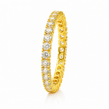 NXGOLD Full Eternity Cubic Zirconia Band Ring for Women