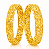 NXGOLD Trendy Traditional Floral Bangles For Women
