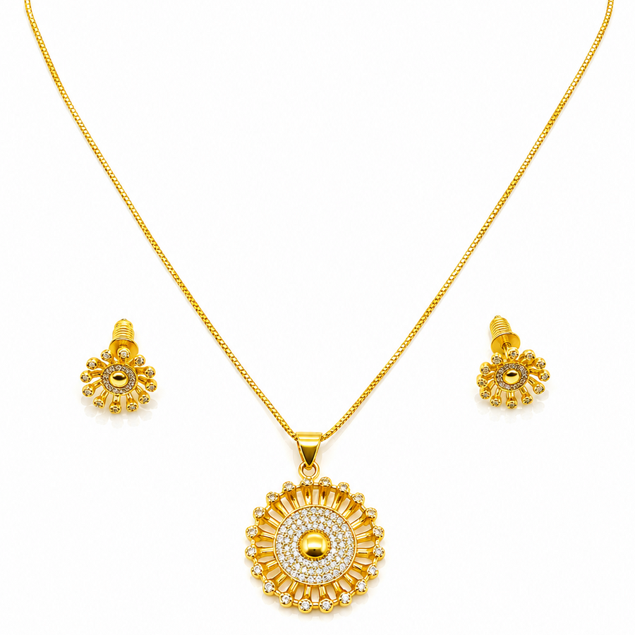 GoldNX Pendant Necklace Set for Women