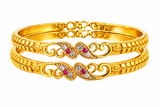 NXGOLD Stone Bangle For Women