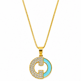 NXGOLD Circle Pendant Necklace For Women