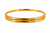 NXGOLD Plain Bangles Set For Women