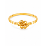 NXGOLD Delicate Floral Charm Gold Ring