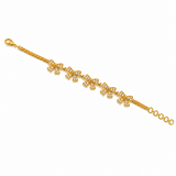 Imperial Sparkling Bow Chain Bracelet for Women & Girls