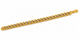 NXGOLD Blue Stone Leaf Bracelet for Women