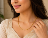 NXGOLD Classic Gold Link Chain for Men & Women