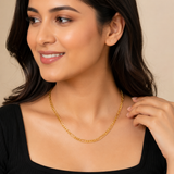 NXGOLD Premium Figaro Link Chain for Men & Women