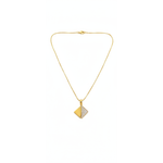 NXGOLD Triangle Stone Pendant Necklace