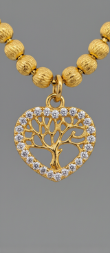 NXGOLD Tree of Life Heart Pendant Necklace for Women