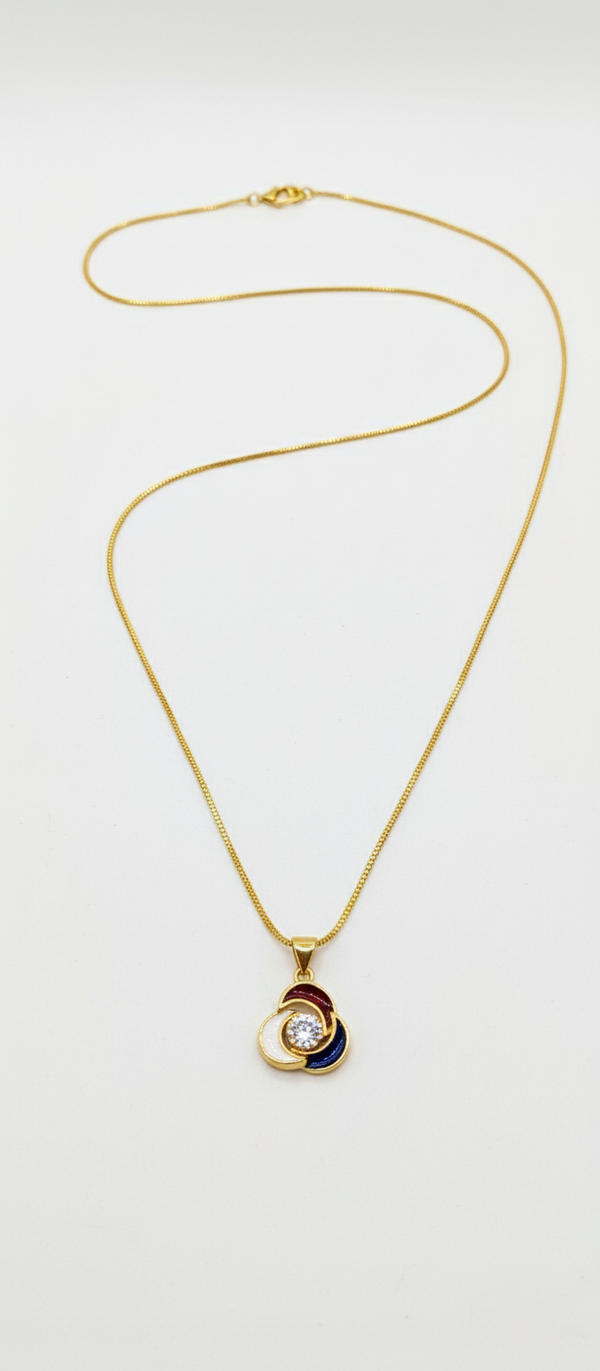 NXGOLD Multicolor Stone Pendant Necklace For Women