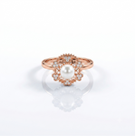 NXGOLD Premium 360° Rotating Pearl Adjustable Ring
